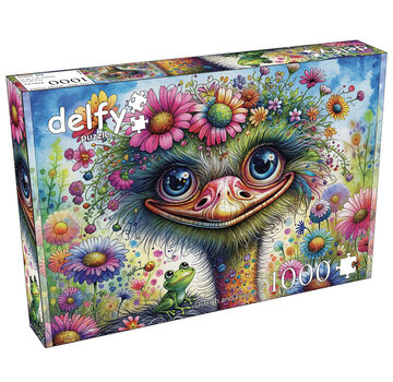 Delfy Delfy Ostrich and Friends Puzzle 1000pcs - Canada Only