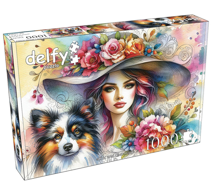 FINAL SALE Delfy Chic and Charming Puzzle 1000pcs *