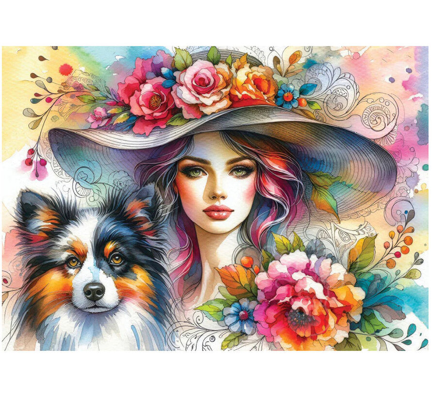 FINAL SALE Delfy Chic and Charming Puzzle 1000pcs *