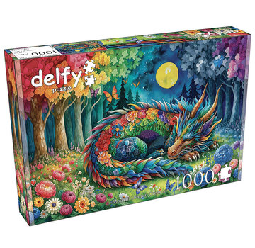 Delfy Delfy Moonlit Dragon Dreams Puzzle 1000pcs - Canada Only
