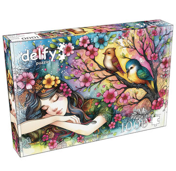 Delfy Delfy Dreaming in Bloom Puzzle 1000pcs - Canada Only