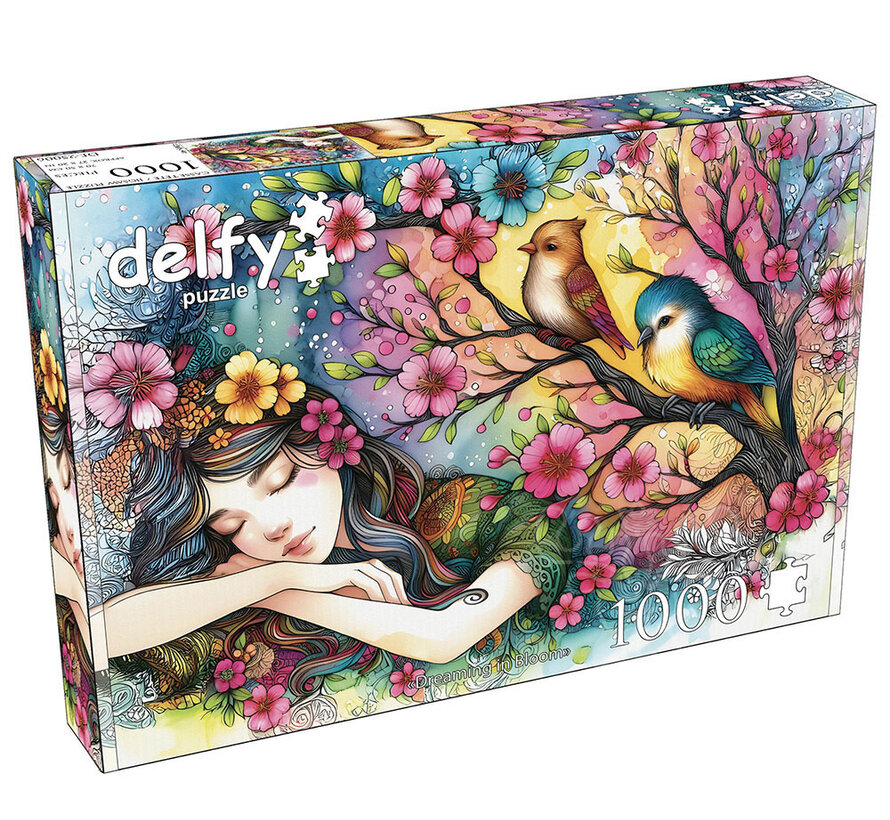 FINAL SALE Delfy Dreaming in Bloom Puzzle 1000pcs *