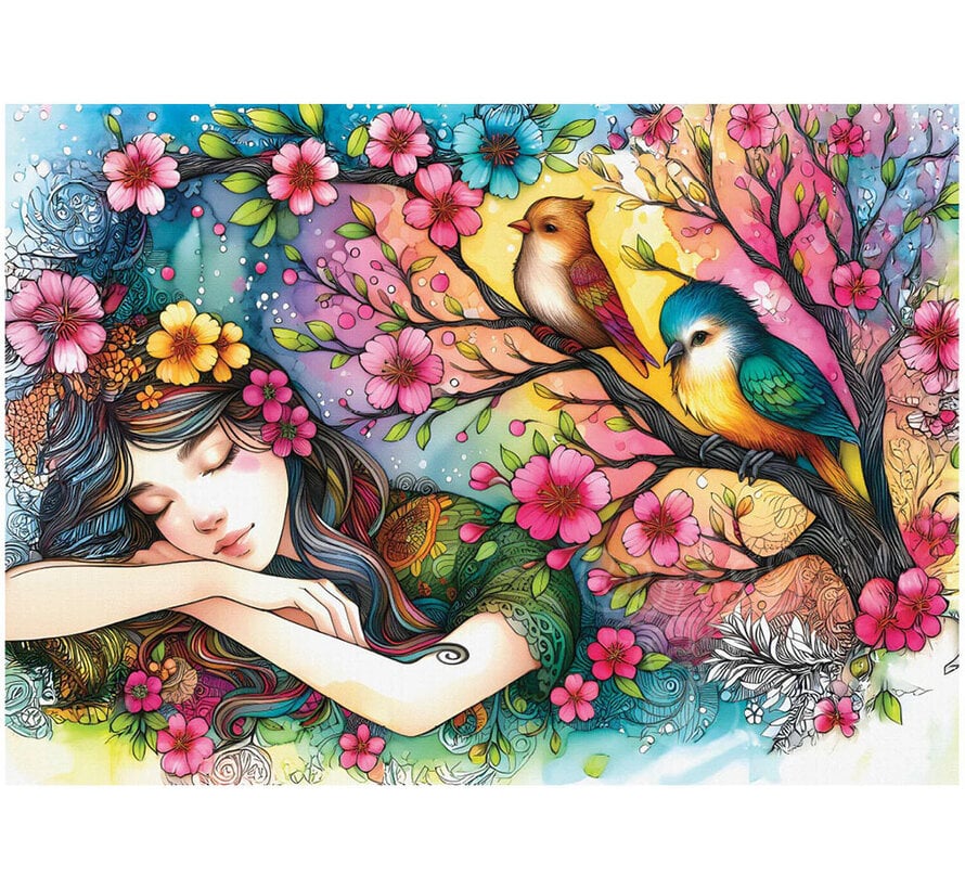 FINAL SALE Delfy Dreaming in Bloom Puzzle 1000pcs *