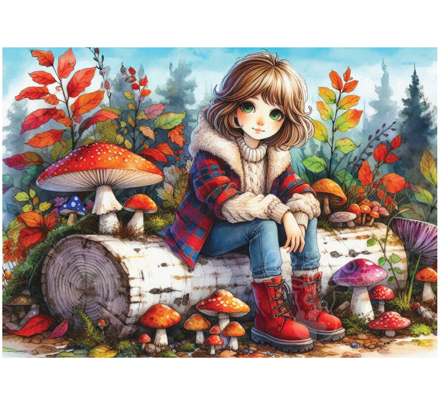 Delfy Beneath Autumn's Canopy Puzzle 1000pcs