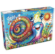 Delfy Delfy Snail You Later Puzzle 1000pcs - Canada Only