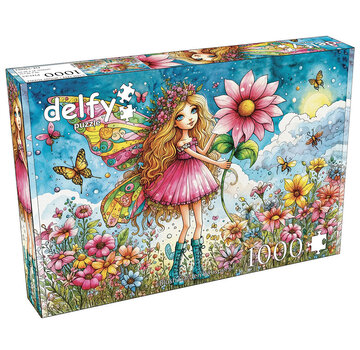 Delfy FINAL SALE Delfy Blush Garden Whispers Puzzle 1000pcs - Canada Only