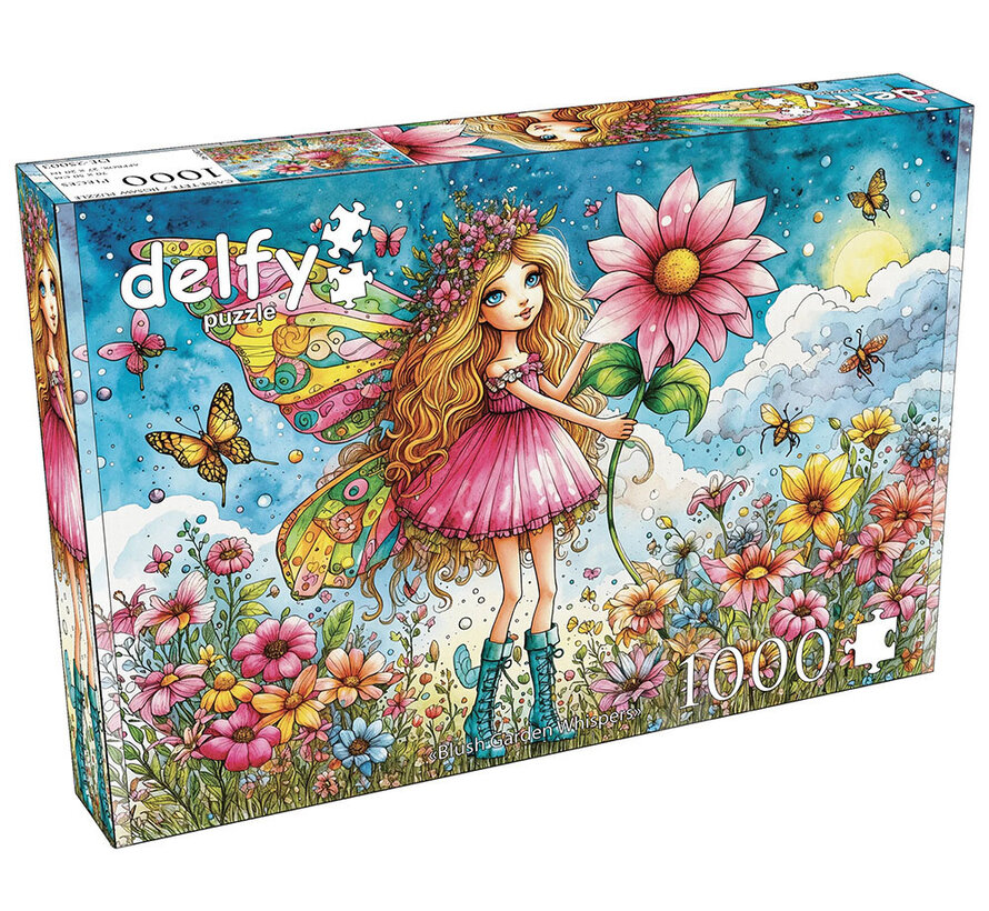 FINAL SALE Delfy Blush Garden Whispers Puzzle 1000pcs *