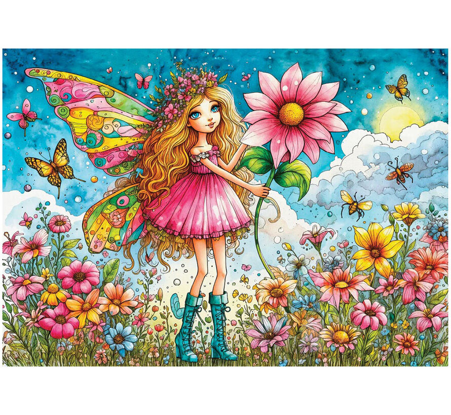 FINAL SALE Delfy Blush Garden Whispers Puzzle 1000pcs *