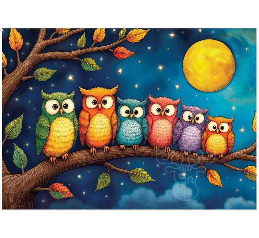Delfy Night Owls Club Puzzle 1000pcs *