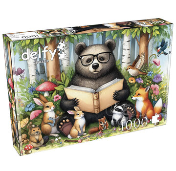 Delfy Delfy Bear's Storytime Circle Puzzle 1000pcs- Canada Only