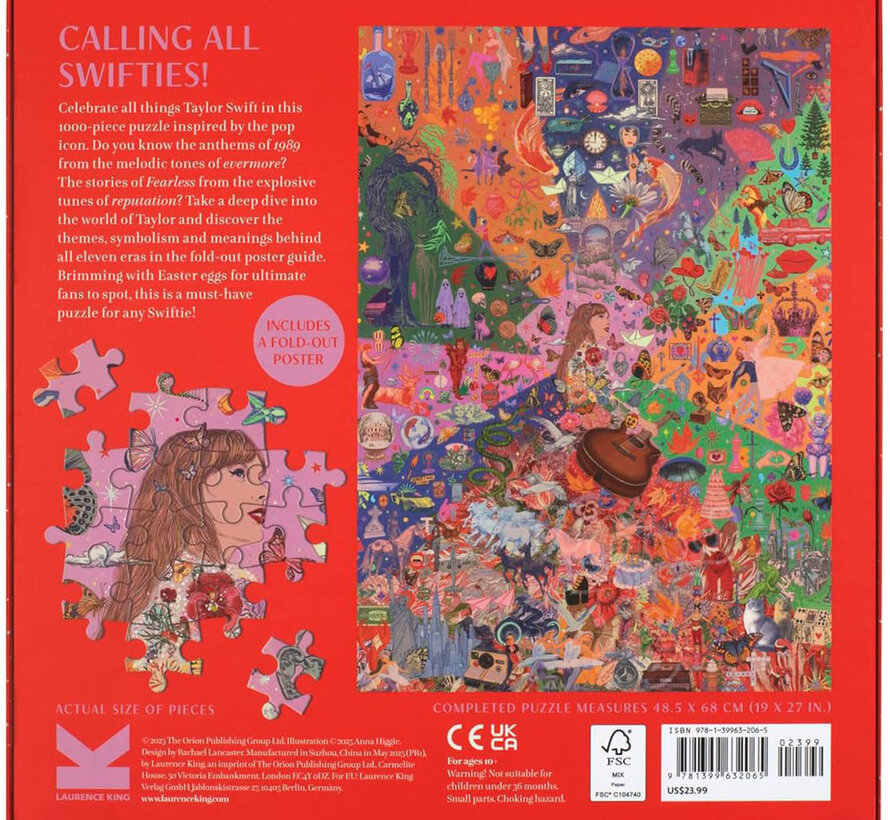 Laurence King The World of Taylor Puzzle 1000pcs