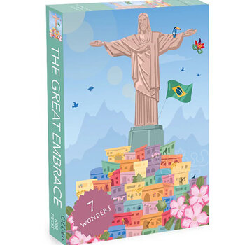 Olleo Puzzles Olleo 7 Wonders: The Great Embrace, Christ the Redeemer Puzzle 1000pcs