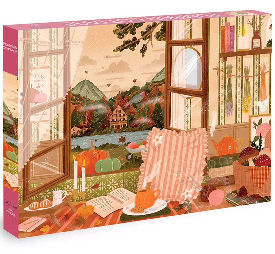 Olleo Pumpkin Cottage Puzzle 500pcs