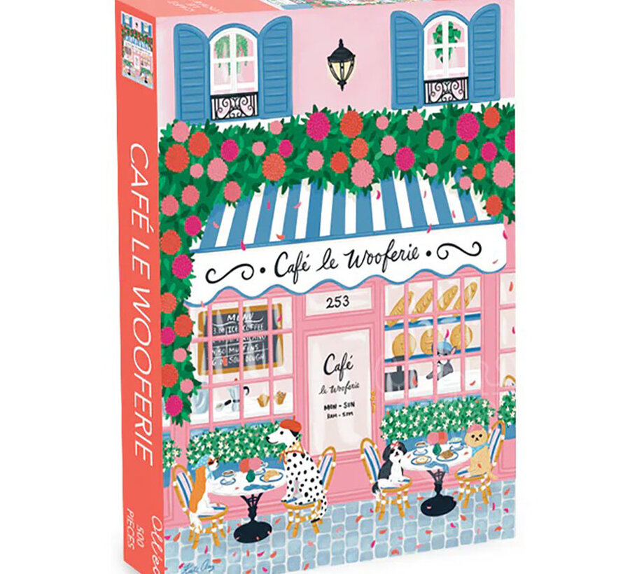 Olleo Café le Wooferie Puzzle 500pcs