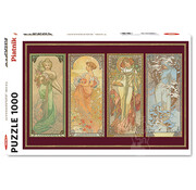 Piatnik Piatnik Mucha - Four Seasons, Metallic Puzzle 1000pcs