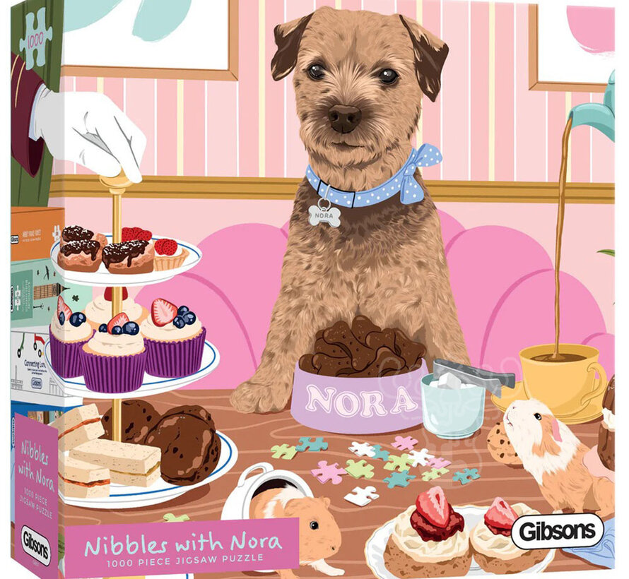 Gibsons Nibbles with Nora Puzzle 1000pcs RETIRED