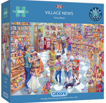 Gibsons Gibsons Village News Puzzle 1000pcs RETIRED