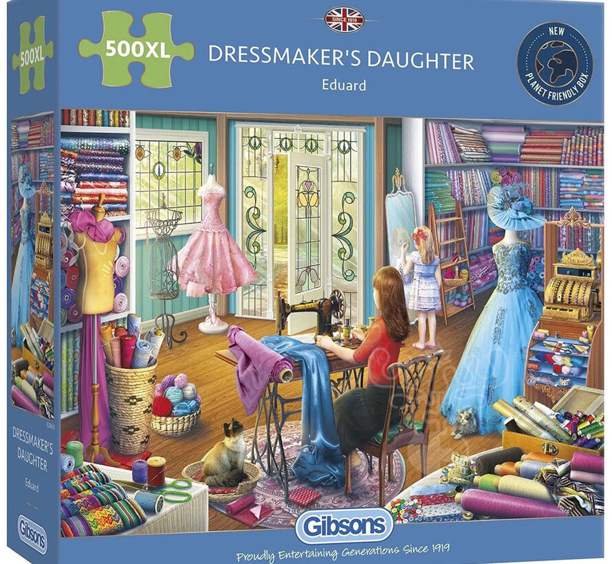 Gibsons Dressmaker's Daughter Puzzle 500pcs XL RETIRED