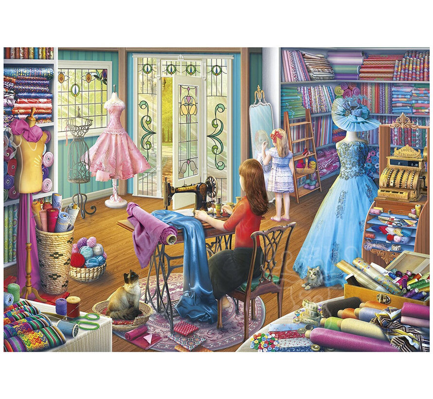 Gibsons Dressmaker's Daughter Puzzle 500pcs XL RETIRED
