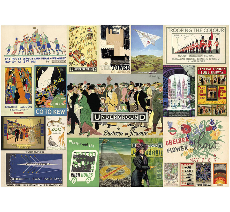 Gibsons TfL Heritage Posters  Puzzle 500pcs RETIRED