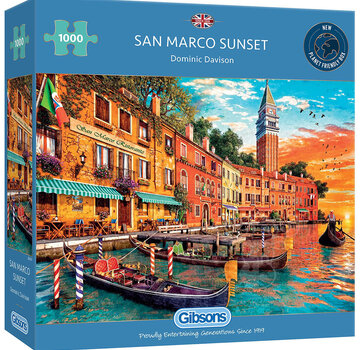 Gibsons Gibsons San Marco Sunset Puzzle 1000pcs RETIRED