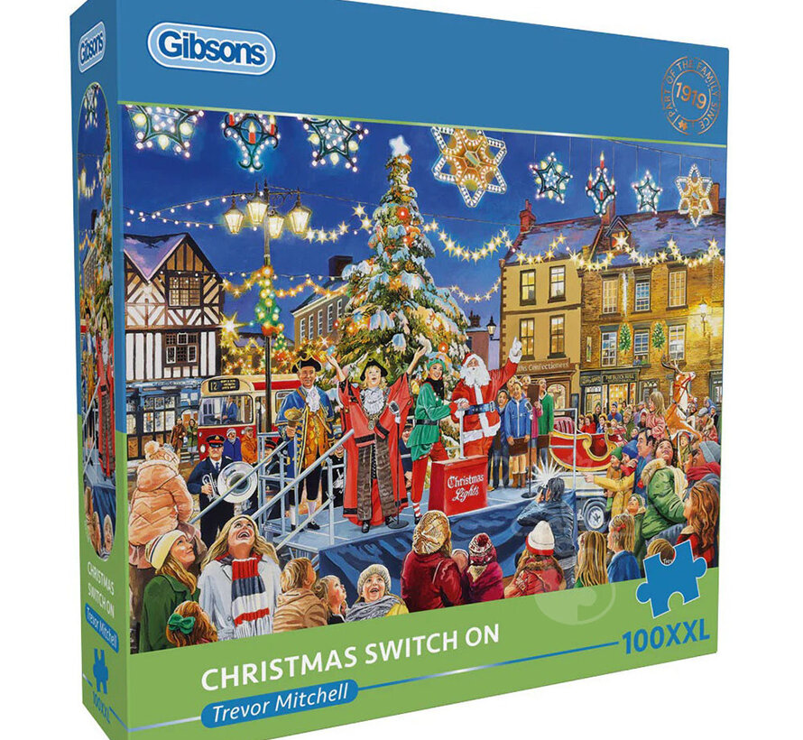 Gibsons Christmas Switch On Puzzle 100pcs XXL