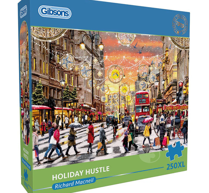 Gibsons Holiday Hustle Puzzle 250pcs XL