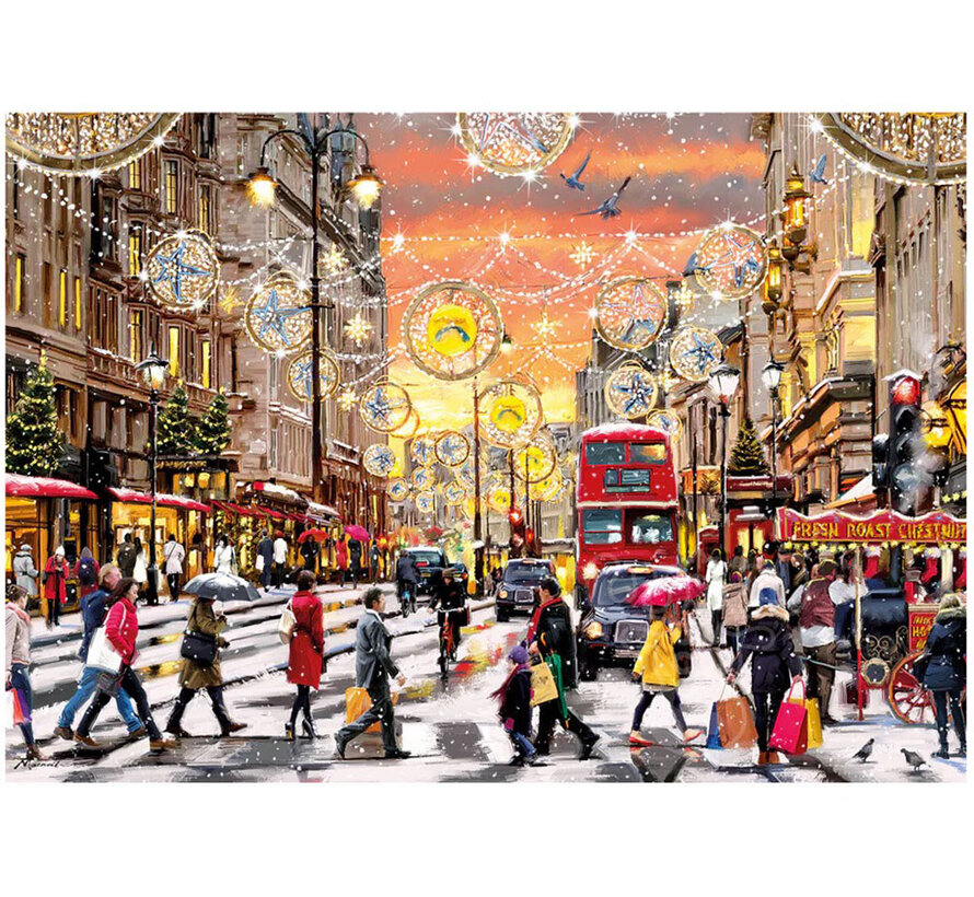 Gibsons Holiday Hustle Puzzle 250pcs XL