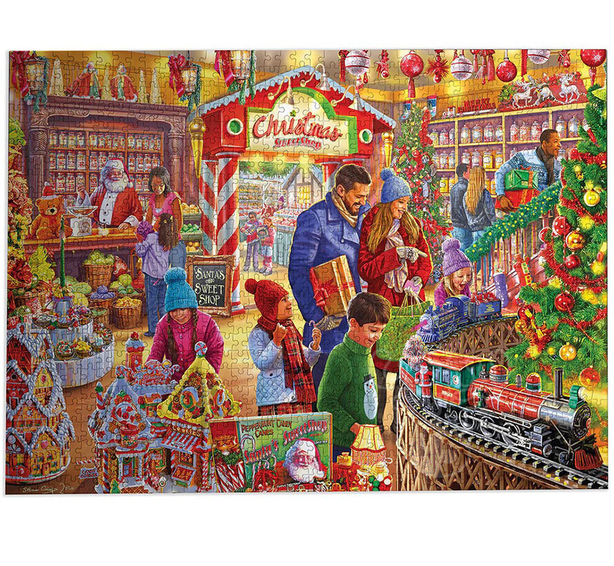 Gibsons Santa's Sweetshop Puzzle 1000pcs