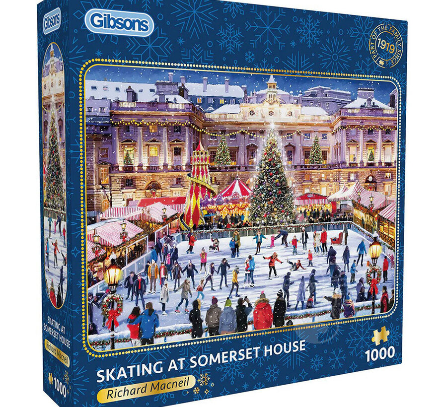 Gibsons Skating at Somerset House Puzzle 1000pcs