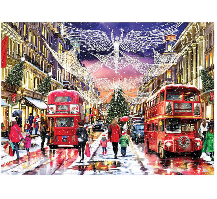 Gibsons Regent Street at Christmas Puzzle 1000pcs