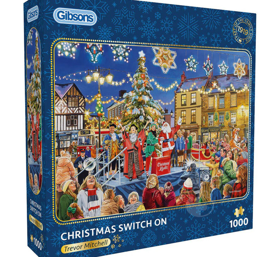 Gibsons Christmas Switch On Puzzle 1000pcs