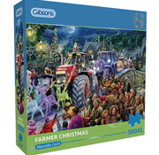 Gibsons Gibsons Farmer Christmas Puzzle 500pcs XL