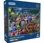 Gibsons Gibsons Farmer Christmas Puzzle 1000pcs