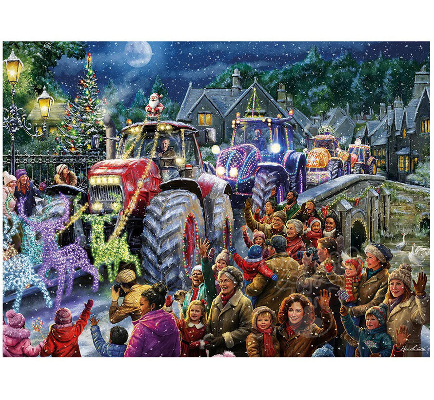 Gibsons Farmer Christmas Puzzle 1000pcs