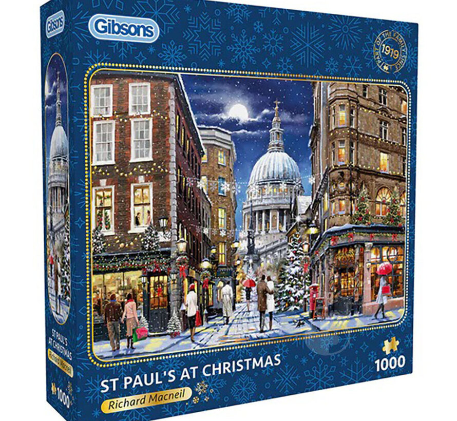 Gibsons St Paul's at Christmas Puzzle 1000pcs