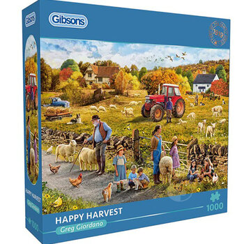 Gibsons Gibsons Happy Harvest Puzzle 1000pcs