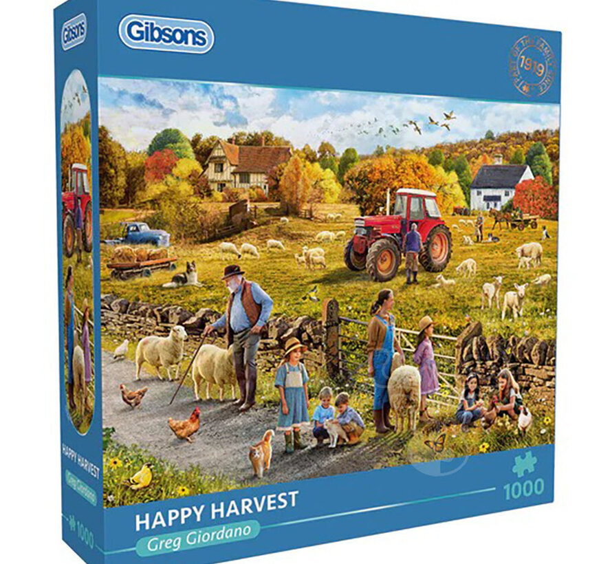 Gibsons Happy Harvest Puzzle 1000pcs