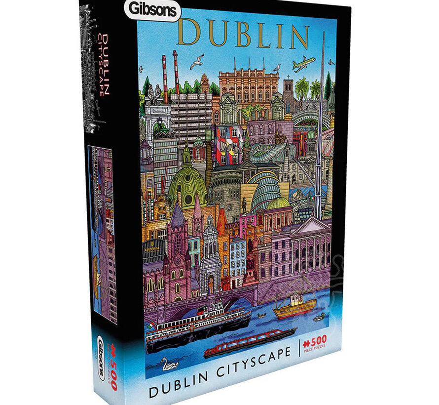 Gibsons Dublin Cityscape Puzzle 500pcs