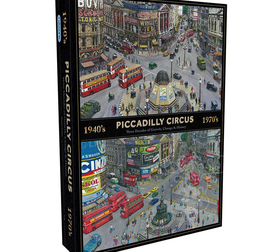 Gibsons Piccadilly Circus Three Decades of Growth Puzzle 1000pcs