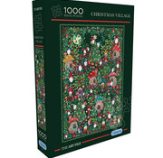 Gibsons Gibsons The Art File: Christmas Village Puzzle 1000pcs