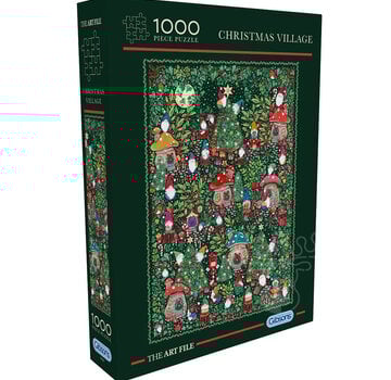 Gibsons Gibsons The Art File: Christmas Village Puzzle 1000pcs