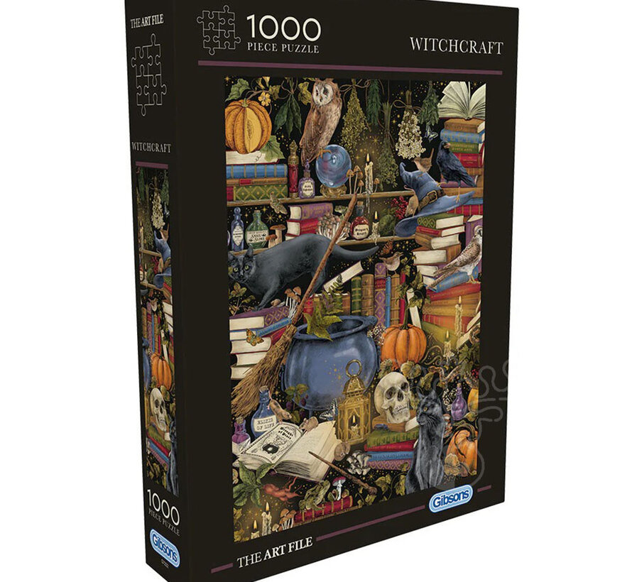 Gibsons The Art File: Witchcraft Puzzle 1000pcs