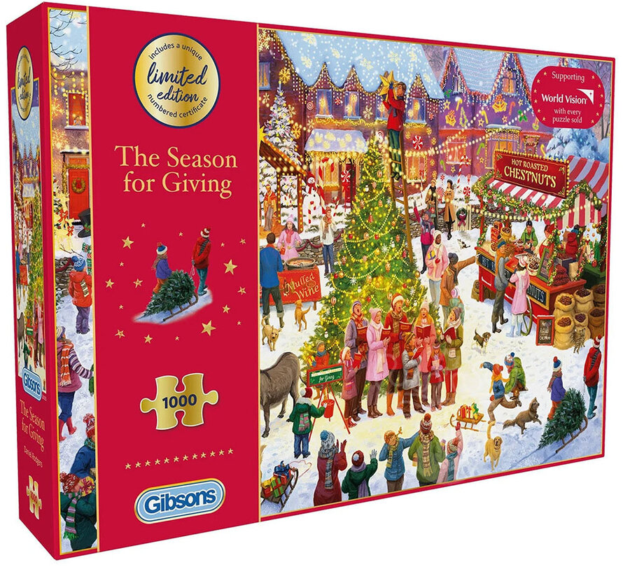Gibsons The Season for Giving Puzzle 1000pcs Limited Edition