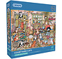 Gibsons Courtyard Cats Puzzle 1000pcs