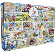 Gibsons Gibsons British & Brilliant Puzzle 1000pcs