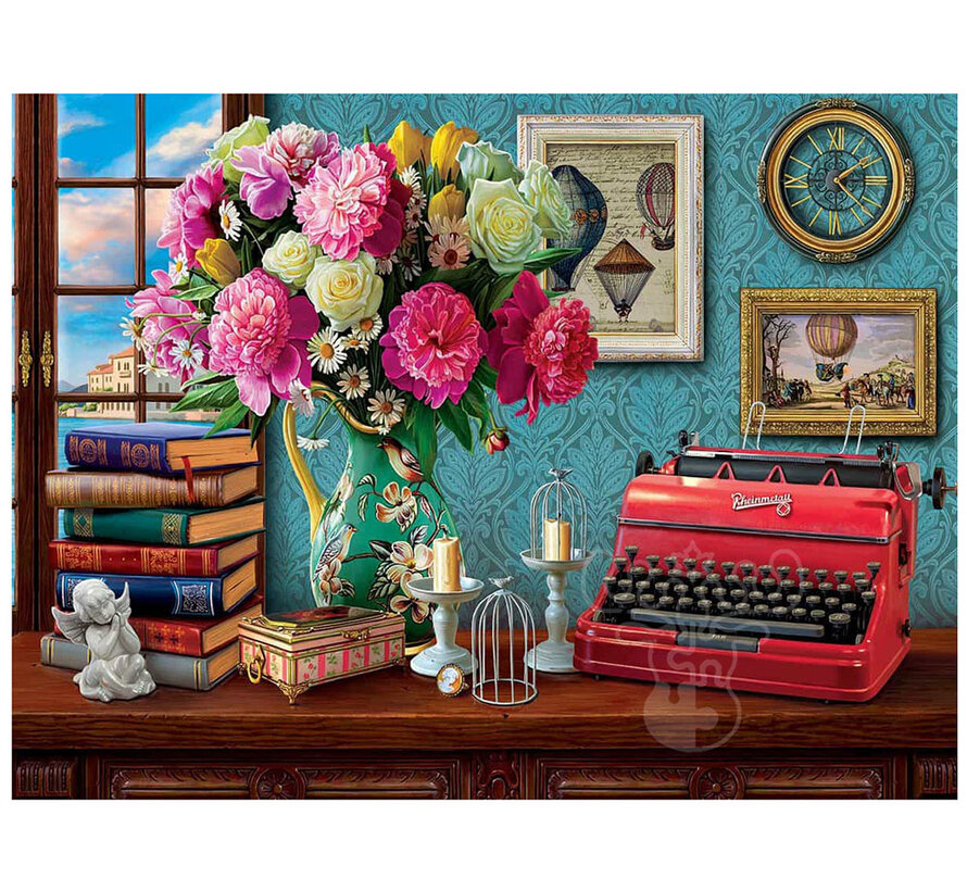 White Mountain Writer’s Paradise Puzzle 1000pcs RETIRED