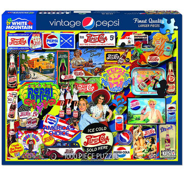 White Mountain White Mountain Vintage Pepsi Puzzle 1000pcs RETIRED