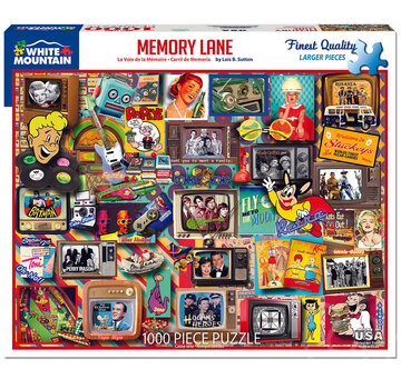 White Mountain White Mountain Memory Lane Puzzle 1000pcs RETIRED