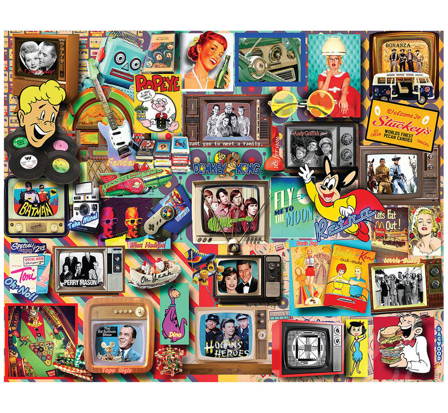 White Mountain Memory Lane Puzzle 1000pcs RETIRED